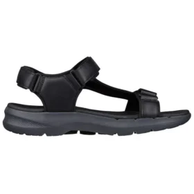 Go Walk 6 Sandal “Black Grey”