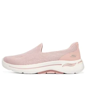 Go Walk Arch Fit Slip on “Pink White”