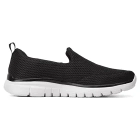 Go Walk Burst Slip On “Black White”