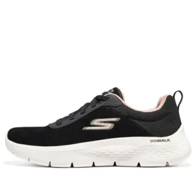 Go Walk Joy Light Motion Sneaker “Black Pink White”