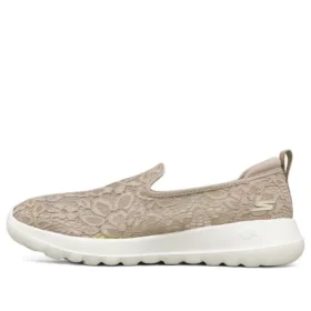 Go Walk Joy Slip On “Beige White”