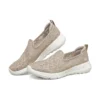 Go Walk Joy Slip On “Beige White”