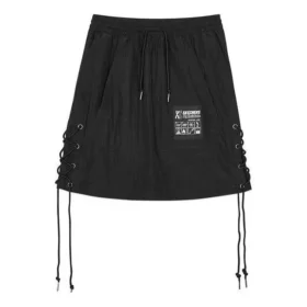 Gonna mini svasata con coulisse Skechers x D-Antidote “Black White”