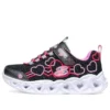 Heart Lights Low-Top K Nero/Rosa