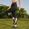 Leggings aderenti da fitness “Nero Grigio”