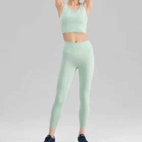 Leggings aderenti da fitness “Verde Nero Verde acqua”