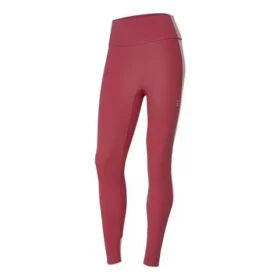 Leggings fitness aderenti in maglia con stampa a lettere “Burgundy”