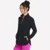 Maglia morbida Ottoman con zip a 1/4 Maglia morbida Ottoman con zip a 1/4