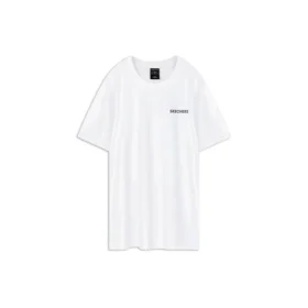 Maglia stampata a maniche corte Modello per coppia Bianco