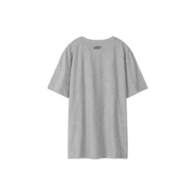 Maglietta a maniche corte in maglia Skechers da uomo con stampa LOGO a colori contrastanti Grigio