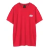 Maglietta a maniche corte Skechers Printing S Knit da uomo, rosso racing