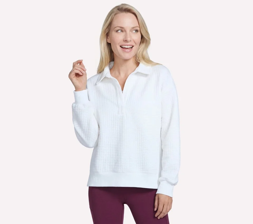 Maglietta a maniche lunghe con colletto Downtown Cozy Fit Maglietta a maniche lunghe con colletto Downtown Cozy Fit