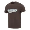 Maglietta casual a maniche corte “Brown White”