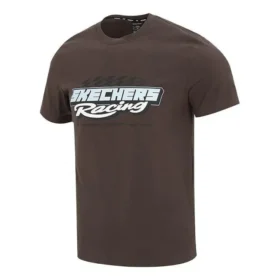 Maglietta casual a maniche corte “Brown White”