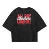 Maglietta casual con stampa “Black Red”