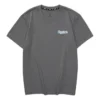 Maglietta casual con stampa di lettere “Grey Blue”