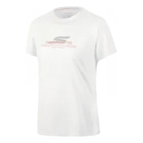 Maglietta con logo sportivo stampato “Bianca”