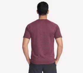 Maglietta senza cuciture con maniche raglan