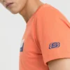 Maglietta Skechers da uomo a maniche corte con stampa, rossa