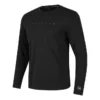 Maglietta sportiva casual a maniche lunghe in tinta unita “Black”
