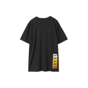 Maglietta sportiva da uomo Skechers Sport in maglia a maniche corte, modello ampio, nera