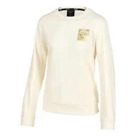 Maglione a girocollo con logo Skechers x SKX “Bianco Giallo”