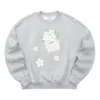 Maglione a maniche corte con stampa Skechers x XIAOLI “Grey White”