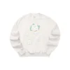 Maglione a maniche corte con stampa Skechers x XIAOLI “Grey White”