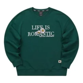 Maglione a maniche lunghe Skechers x Romantic Crown “Verde Bianco”