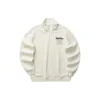 Maglione basic a maniche corte con mezza zip “Nero Bianco”