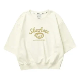 Maglione casual a collo rotondo con stampa a lettere “Beige” Maglione casual a collo rotondo con stampa a lettere “Beige”