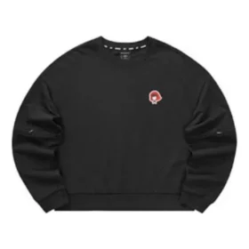 Maglione casual a girocollo “Black Red”