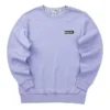 Maglione casual a maniche lunghe con logo stampato “Viola Nero”