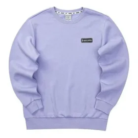Maglione casual a maniche lunghe con logo stampato “Viola Nero”