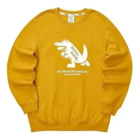 Maglione casual con stampa “Giallo Bianco”