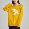 Maglione casual con stampa “Giallo Bianco”