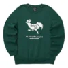 Maglione casual con stampa “Green White”