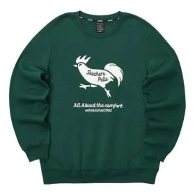 Maglione casual con stampa “Green White”