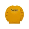 Maglione casual con stampa “Yellow Blue Purple”