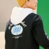 Maglione con logo “Black Blue White”