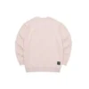 Maglione con scollo rotondo Sport Letter “Rosa Bianco”
