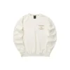 Maglione con stampa di lettere “Bianco Rosso”