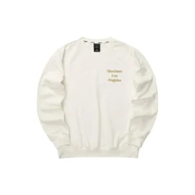 Maglione con stampa di lettere “Bianco Rosso”