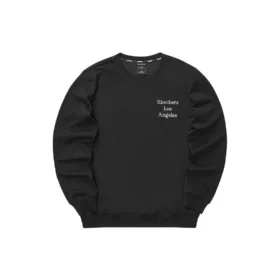 Maglione con stampa di lettere “Nero Bianco”