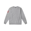 Maglione da uomo Skechers in maglia con stampa Alphabet, grigio