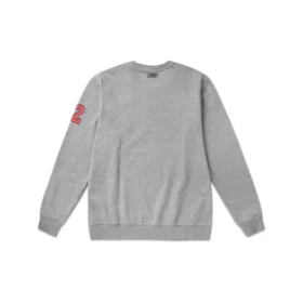 Maglione da uomo Skechers in maglia con stampa Alphabet, grigio