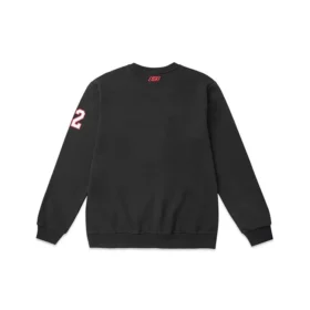 Maglione da uomo Skechers in maglia con stampa Alphabet Nero