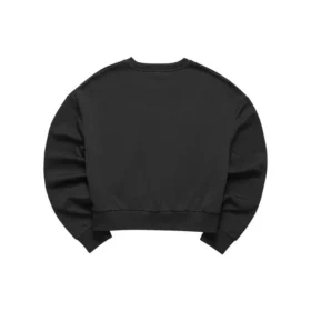 Maglione girocollo con grafica Smile “Nero Grigio Viola”