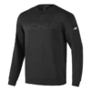 Maglione girocollo con logo sportivo stampato “Nero”