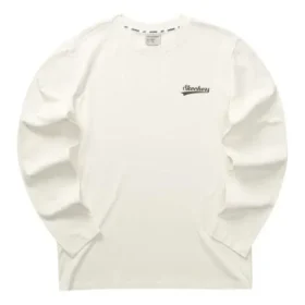 Maglione girocollo con logo stampato “Bianco Nero Blu”